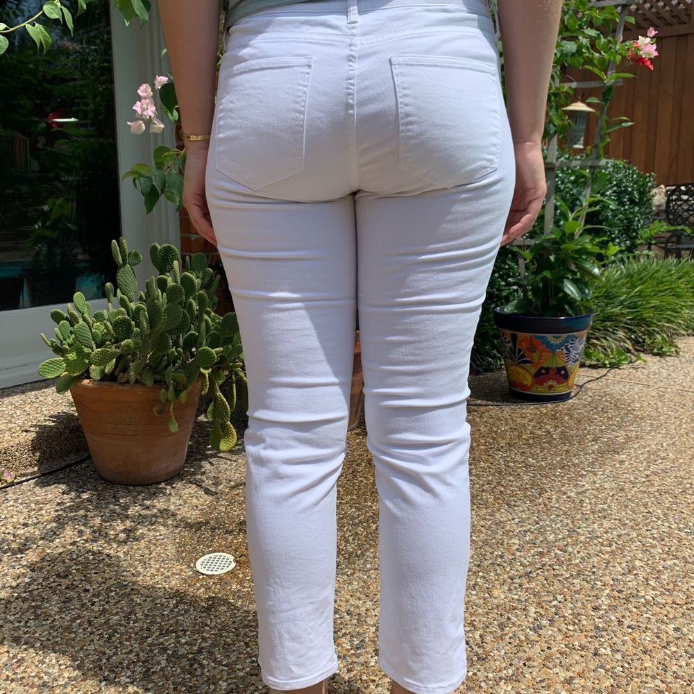 GAP SKINNY WHITE JEAN